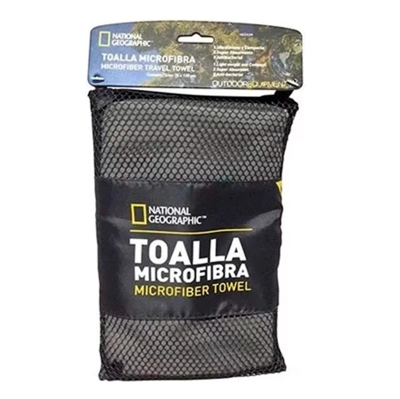 NATIONAL GEOGRAPHIC – TOALLA 1001 MEDIDA 60 X 120 CM ANTIBACTERIAL  MICROFIBRA S
