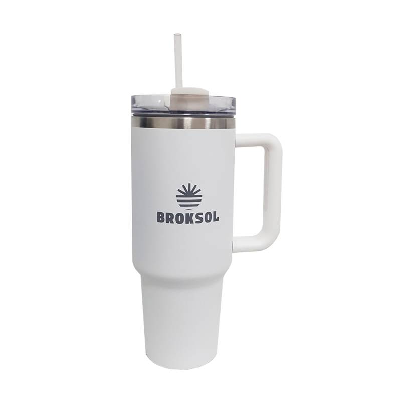 BROKSOL – VASO COOL MUG 1.2 L CON MANIJA Y BOMBILLA