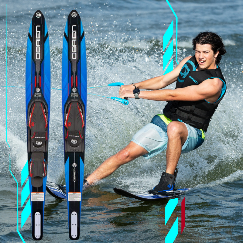 PAR SKI OBRIEN CELEBRITY 64 :162CM; TALLE 36-42; DUAL TUNEL