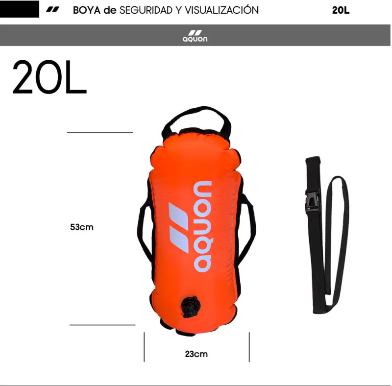 AQUON – BOYA DE SEGURIDAD 20L SWIM BUOY
