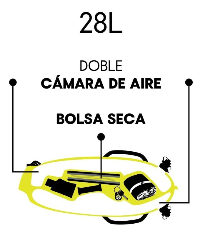 AQUON – BOYA DE SEGURIDAD 28L DRY BAG