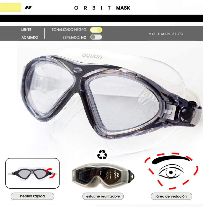 AQUON – GAFAS DE NATACION MASK ORBIT