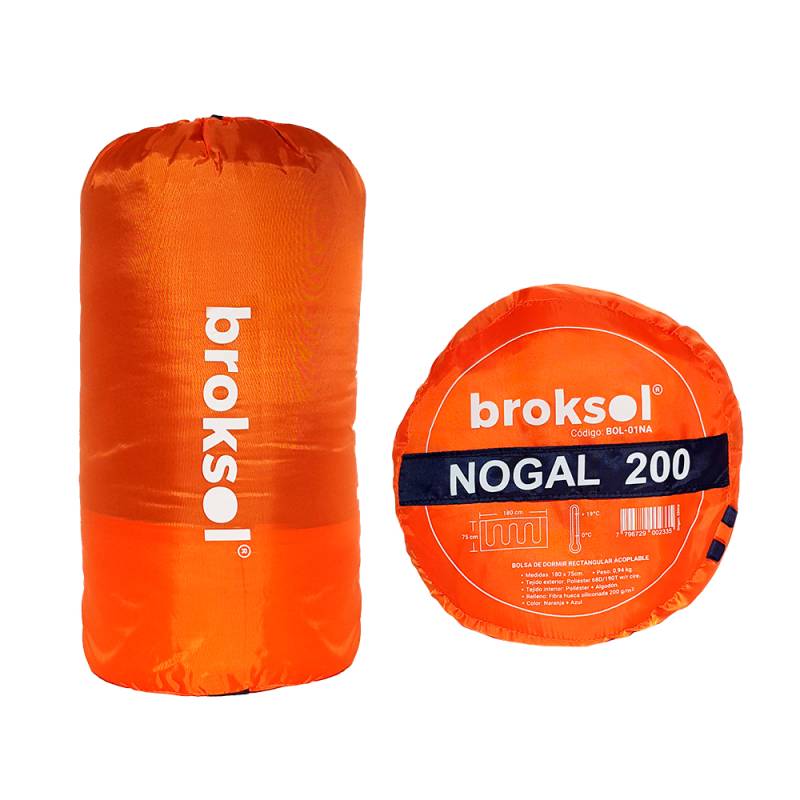 BROKSOL – BOLSA DE DORMIR NOGAL 200 0ºC