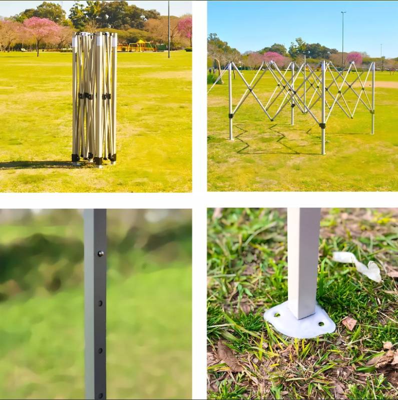 LEXUS – GAZEBO PLEGABLE 3X3 ACERO