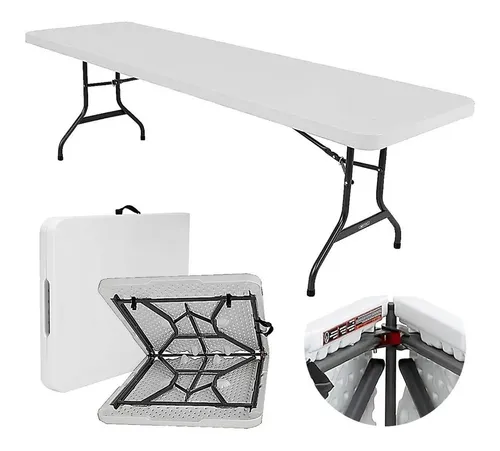 LIFETIME – MESA PLEGABLE 1.8M  CON PROTECCION UV (2)
