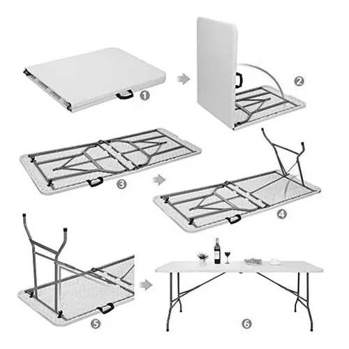 LIFETIME – MESA PLEGABLE 1.8M  CON PROTECCION UV (3)
