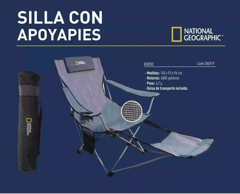 NATIONAL GEOGRAPHIC – SILLON COLORADO CON APOYA PIE (2)