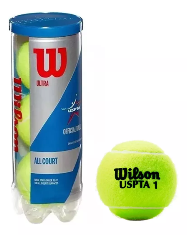 WILSON – TUBO DE PELOTA DE TENIS ULTRA ALL COURT X 3