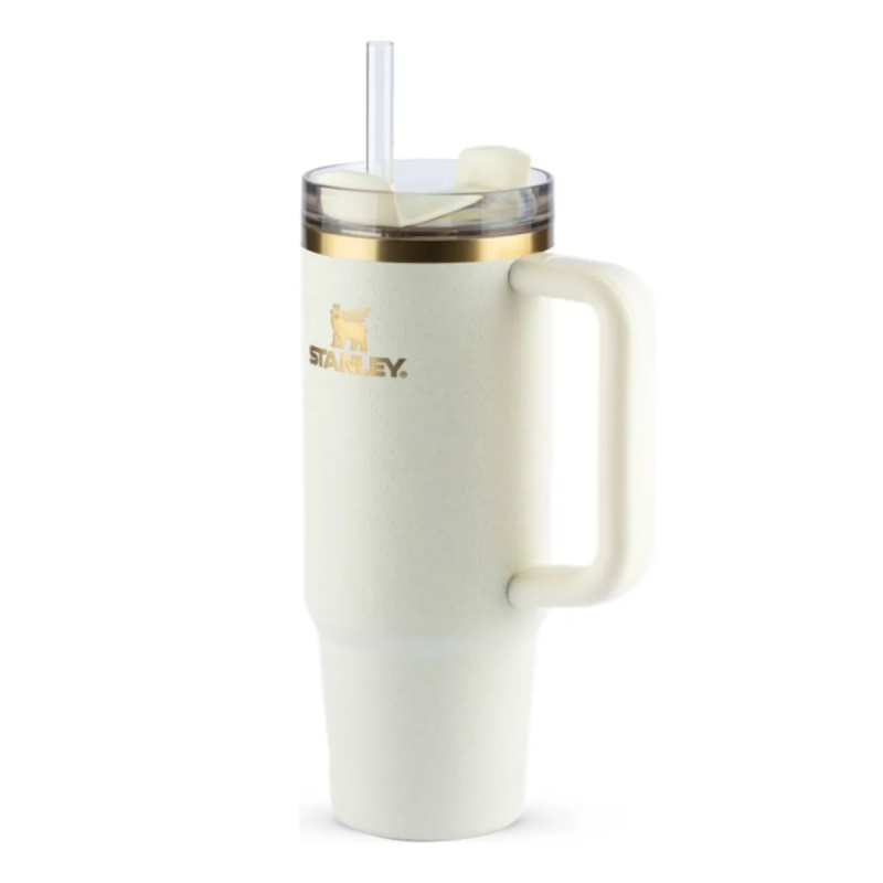VASO STANLEY QUENCHER FLOWSTATE TUMBLER 30OZ-0.88LT EDICION ESPECIAL CREAM MOON