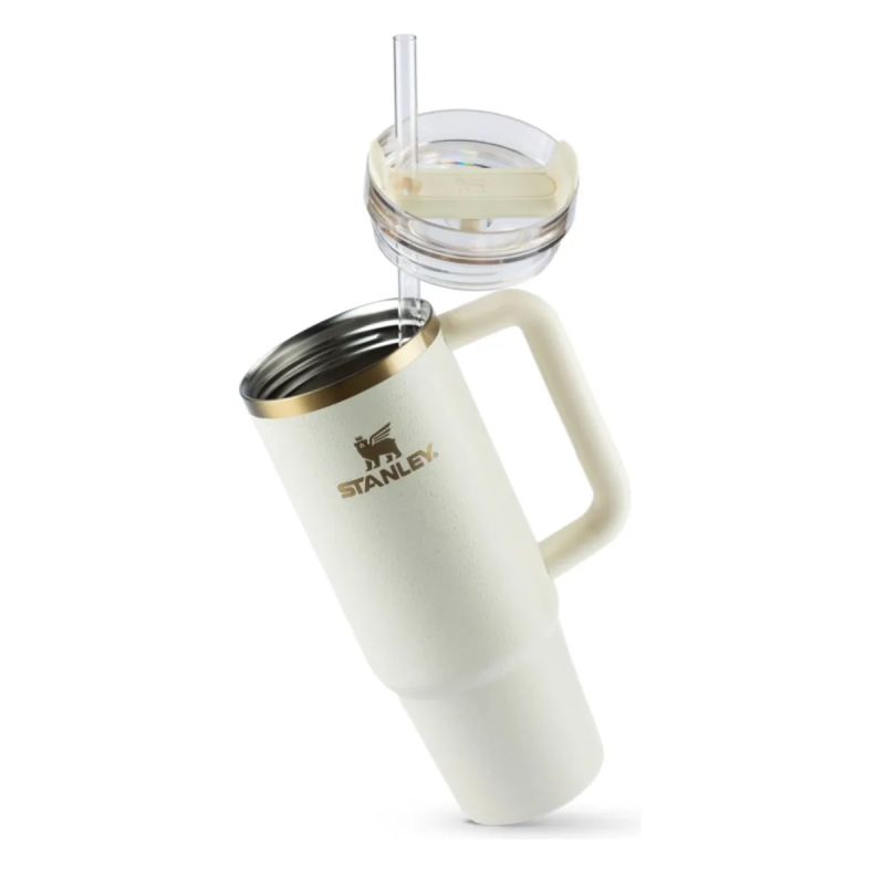 VASO STANLEY QUENCHER FLOWSTATE TUMBLER 30OZ-0.88LT EDICION ESPECIAL CREAM MOON (2)