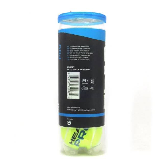 HEAD – TUBO DE PELOTAS X 3 PRO