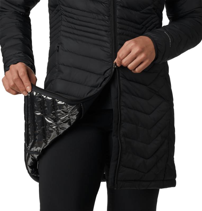 COLUMBIA – CAMPERA DAMA POWDER LITE MID TAPADO C/CAP (2)