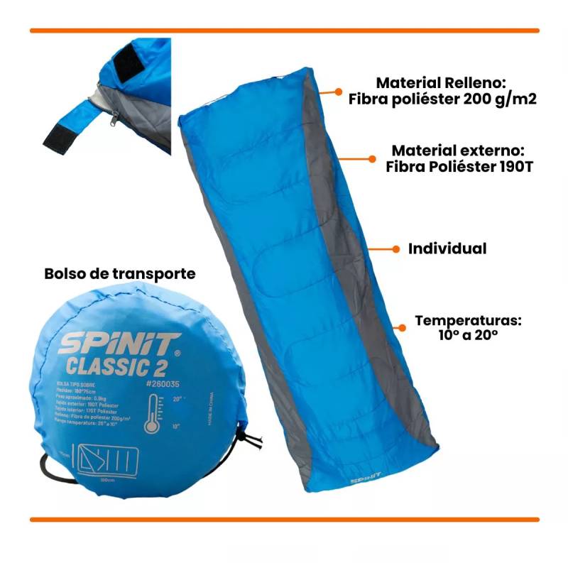 SPINIT – BOLSA DE DORMIR CLASSIC 2