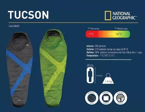 NATIONAL GEOGRAPHIC – BOLSA DE DORMIR TUCSON NATHIONAL GEOGRAPHIC -1ºC (3)