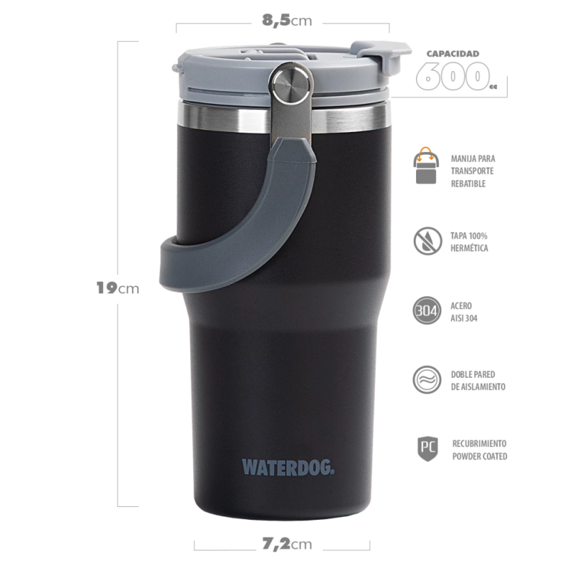 WATERDOG – VASO ZUMO 600 ml MATTE EDITION ASA REBATIBLE (2)
