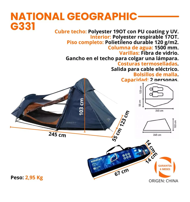 NATIONAL GEOGRAPHIC – CARPA AUGUSTA II