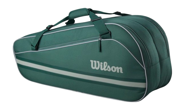 WILSON – RAQUETERO 6PK TEAM RACKET BAG 2025 GREEN (2)