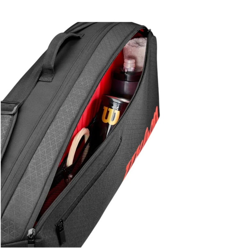 WILSON – RAQUETERO CLASH V3 3PK RACKET BAG BLACK (3)