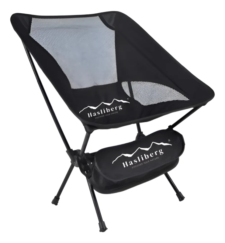 HASLIBERG – SILLA CAMPING MINI PLEGABLE ULTRA COMPACTA