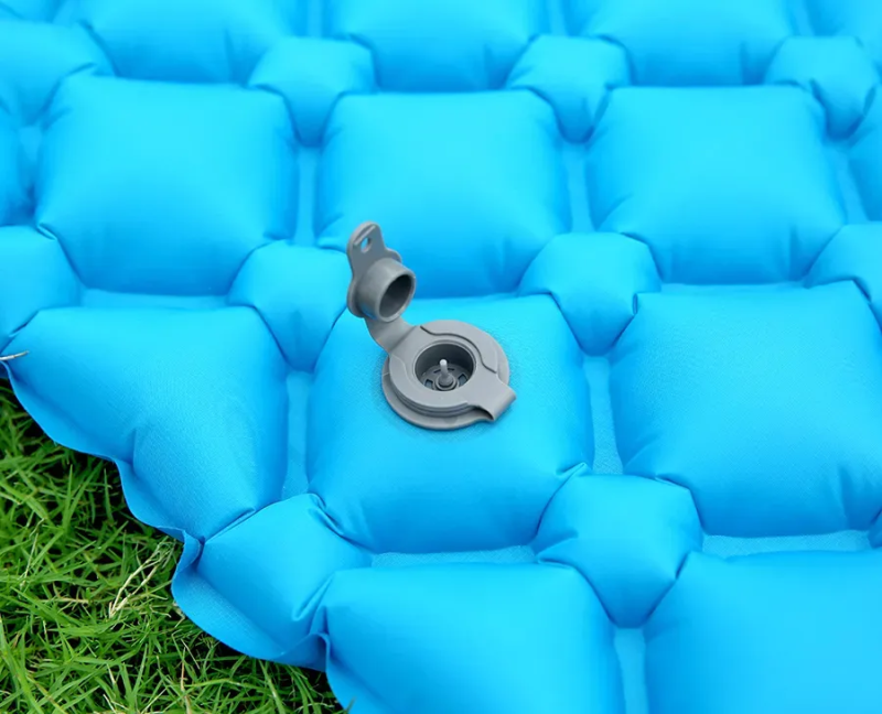 HASLIBERG – COLCHONETA INFLABLE ULTRALIGERA BOMBA INTEGRADA