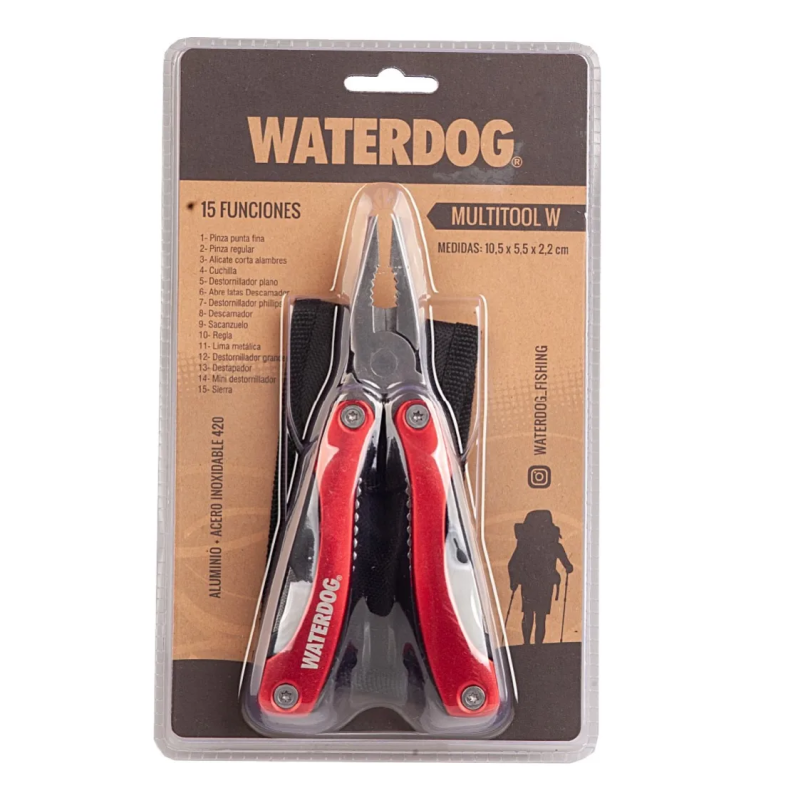 WATERDOG – PINZA MULTITOOL W 15 FUNCIONES