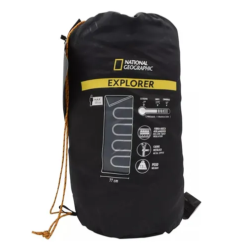 BOLSA DE DORMIR EXPLORER NATIONAL GEOGRAPHICS -2ºC NARANJA (3)