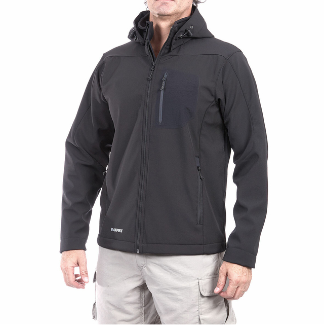 RAFFIKE – CAMPERA HOMBRE SOFTSHELL CICLON C/ CAPUCHA