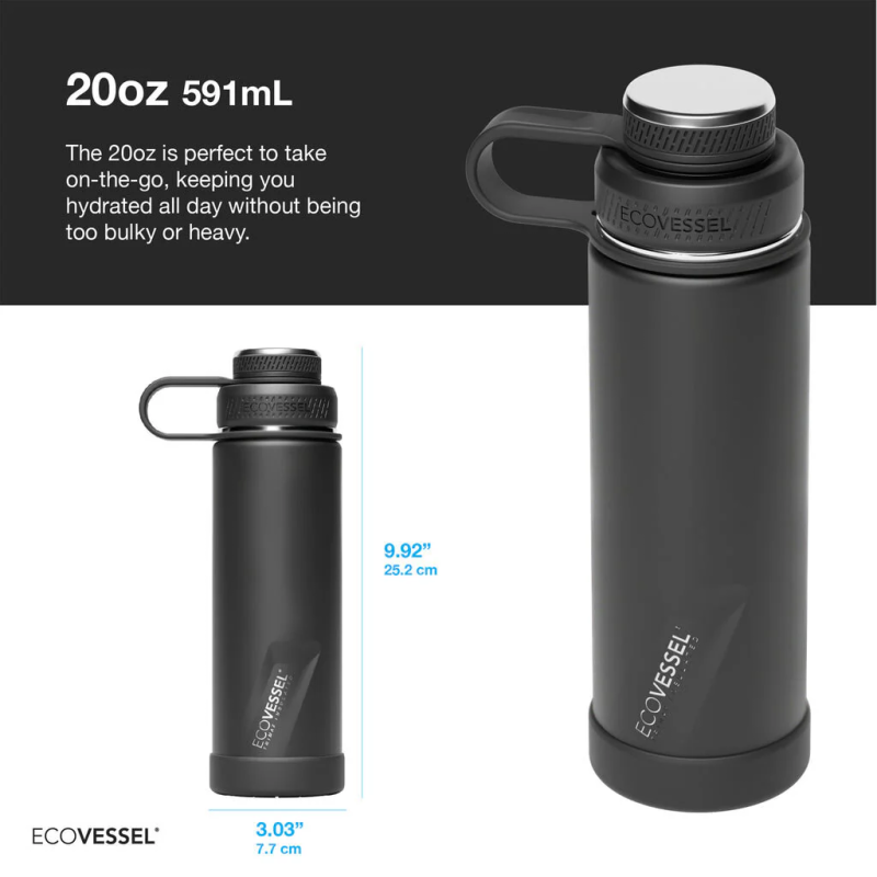 ECOVESSEL – BOTELLA TERMICA THE BOULDER 591ML
